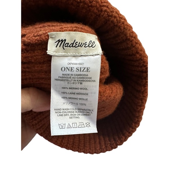 Madewell Womens Wool Beanie - Picture 2 of 2